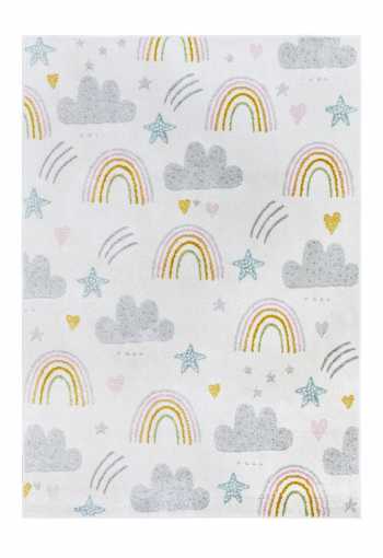 Dětský koberec Hanse Home Adventures 105956 Rainbow Clouds Cream