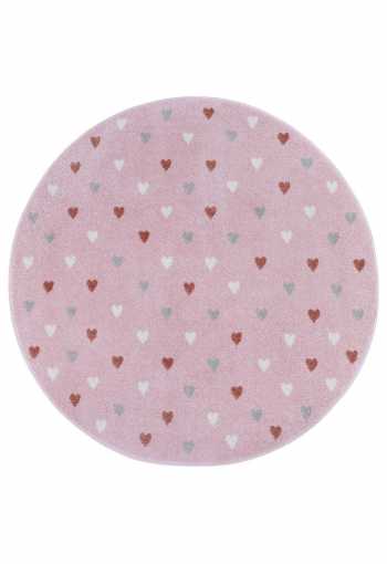 Dětský kusový koberec Hanse Home Adventures 105951 Little hearts Rose