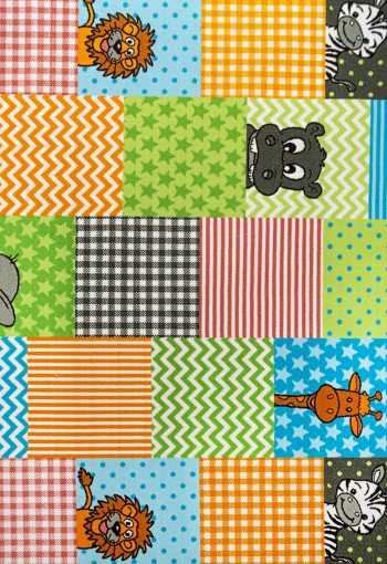 Dětský metrážový koberec Animals 845 - Zbytek 172x400 cm