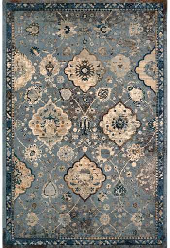 Kusový koberec POLONIA Abrash Light Blue