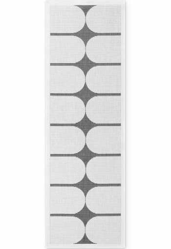 Kusový běhoun Northrugs Duet 106244 Black White