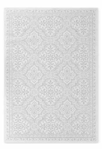 Kusový koberec Northrugs Duet 106251 White Grey