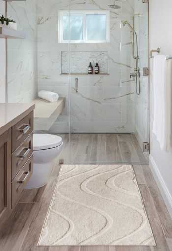 Koupelnová předložka LINA béžová