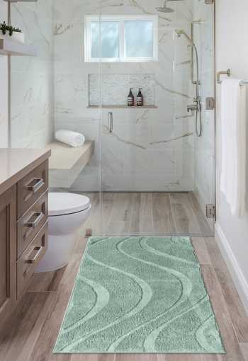 Koupelnová předložka LINA nefritová