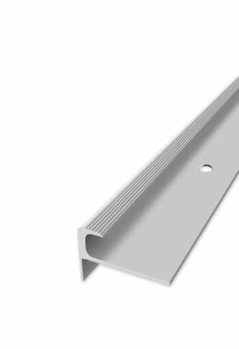 Schodový profil vrtaný - Stříbrný Matný 30x17 mm
