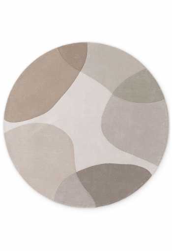 Kruhový kusový koberec Ted Baker Hackney 106355 Grey Beige