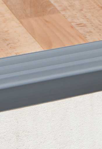 PVC schodová hrana Fatra 1891-280 šedá