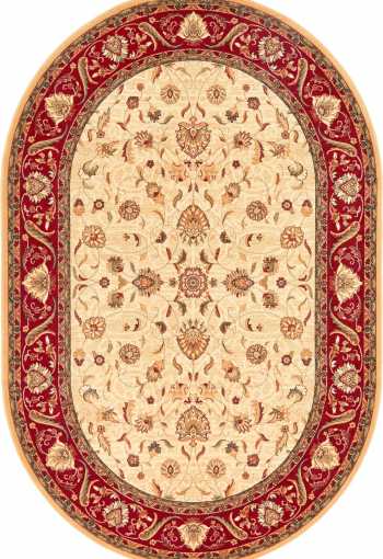 Kusový koberec OMEGA Aries Jasny Rubin Ovál