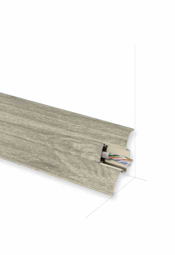 Podlahová lišta KORNER Perfecta 25-60-0-114 Dub Bielený