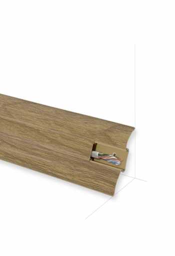 Podlahová lišta KORNER Perfecta 25-60-0-128 Dub Amber