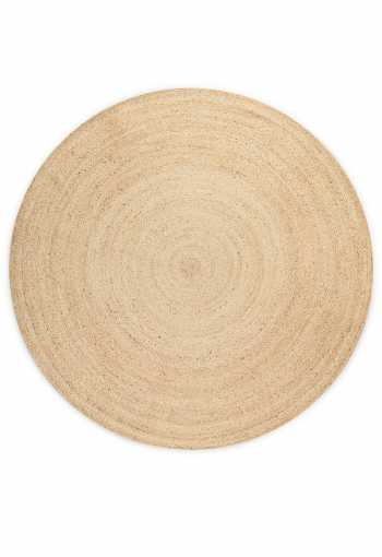 Kruhový kusový koberec Hanse Home Jute Braided 106007 Ivory