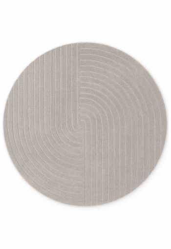 Kruhový kusový koberec Vikosa Arcura 106270 Light Grey