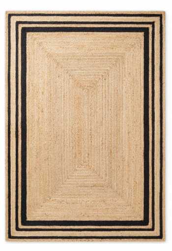 Kusový koberec Hanse Home Jutta 106302 Natural Gold Black