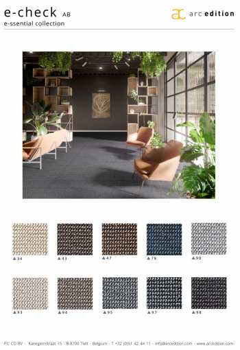 Metrážový koberec e-check