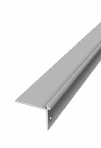 Schodová hrana vrtaná - Stříbrná 40x30 mm