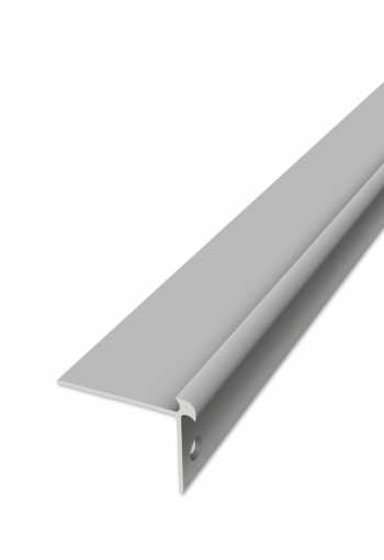 Schodová hrana vrtaná - Stříbrná 41x31 mm