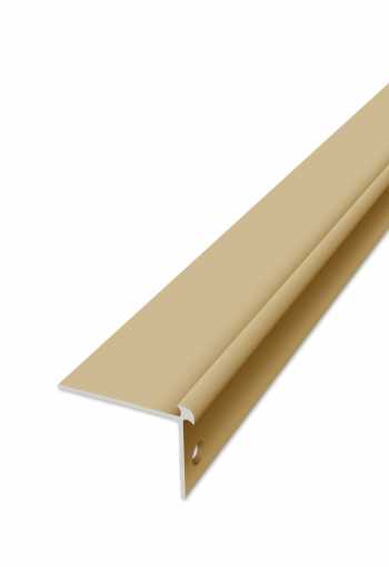 Schodová hrana vrtaná - Zlatá 40x30 mm