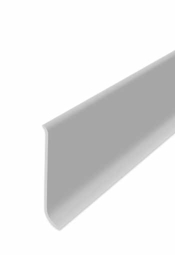 Soklový profil samolepící - Stříbrný Matný 58x12 mm