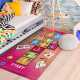 Dětský kusový koberec ŠKOLKA- růžový