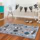 Dětský kusový koberec Smart Kids 22924 grey