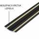Prechodová lišta STANDARD 40 - Černá Matná