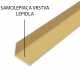 Schodová hrana samolepící - Zlatá 24,5x20 mm