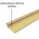 Ukončovací profil samolepící - Zlatý 32x6 mm