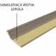 Ukončovací profil samolepící - Šampaň 38x10 mm