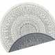 Kusový koberec Northrugs Twin 103143 Grey Cream