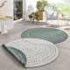 Kusový koberec Northrugs Twin 103111 Green Cream