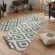 Kusový koberec Northrugs Twin 103131 Green Cream