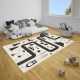 Dětský kusový koberec Hanse Home Adventures 104564 Cream Black