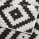 Kusový běhoun Northrugs Twin 103129 Black Cream
