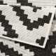 Kusový běhoun Northrugs Twin 103129 Black Cream