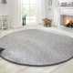 Kruhový kusový koberec Hanse Home BT Carpet Wolly 102840 Grey
