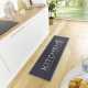 Kuchyňská předložka Hanse Home Cook&Clean 105725 Black White