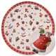 Kruhový kusový koberec Villeroy & Boch Toy´s Delight 106192 Red Multicolour, bez vlasu