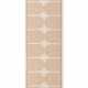 Kusový běhoun Northrugs Duet 106245 Jute White
