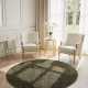 Kruhový kusový koberec Elle Decoration Brilliance 106313 Green