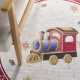 Kruhový kusový koberec Villeroy & Boch Toy´s Delight Limited Edition 106276 Cream Red