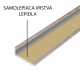 Schodová hrana samolepící - Jasan Bona 24,5x10 mm