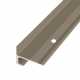 Schodový profil vrtaný - Šampaň Matný 30x17 mm