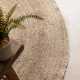 Kruhový kusový koberec Hanse Home Jute Braided 106006 Grey Brown