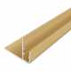 Schodový profil vrtaný pro LED osvětlení - Zlatý Matný 60x45 mm