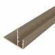 Schodový profil vrtaný pro LED osvětlení - Šampaň Matný 60x45 mm