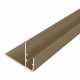 Schodový profil vrtaný pro LED osvětlení - Bronzový Matný 60x45 mm