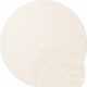 Kruhový kusový koberec Elle Decoration Puristic 106318 Natural White