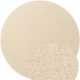 Kruhový kusový koberec Elle Decoration Puristic 106319 Light Beige