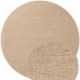 Kruhový kusový koberec Elle Decoration Puristic 106320 Beige