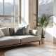 Kruhový kusový koberec Hanse Home Bouclé 106325 White